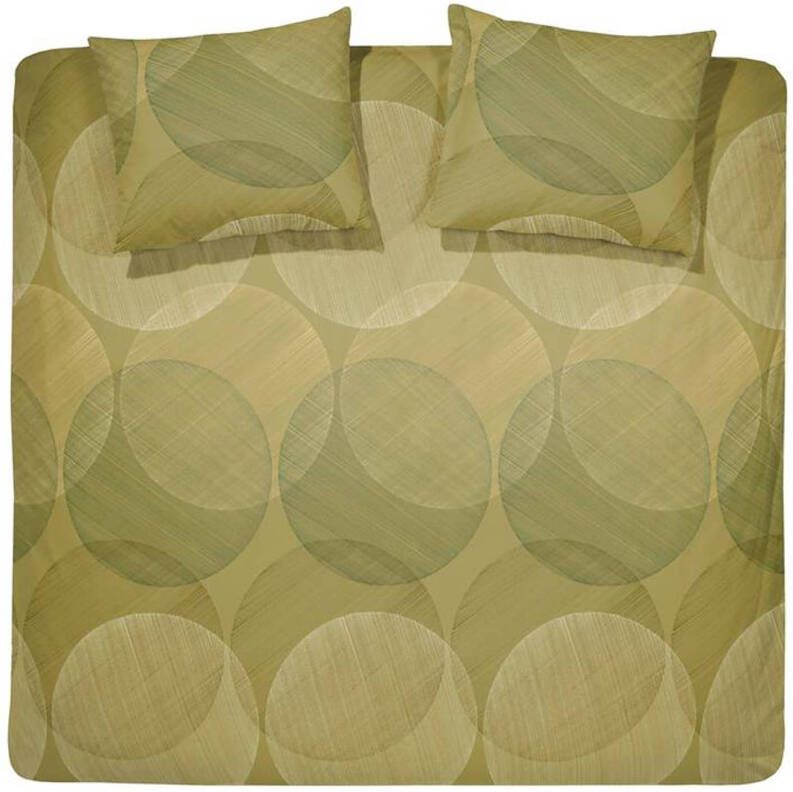 Damai Foam Dekbedovertrek 2 persoons(200x200/220 Cm + 2 Slopen) Katoen Ochre