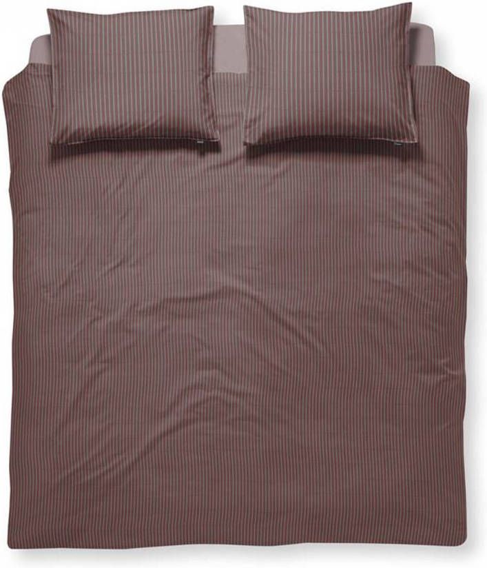 Damai Hemingway Dekbedovertrek Lits jumeaux(260x200/220 Cm + 2 Slopen) Katoen Oxblood Red