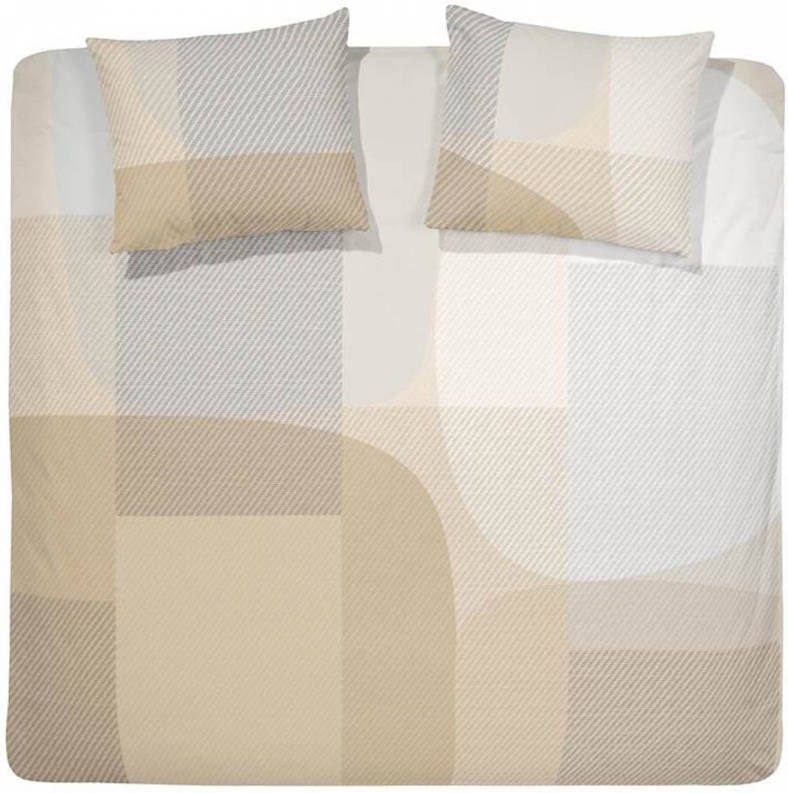 Damai Moore Dekbedovertrek Lits jumeaux(240x200/220 Cm + 2 Slopen) Katoen Satijn Butter Cream