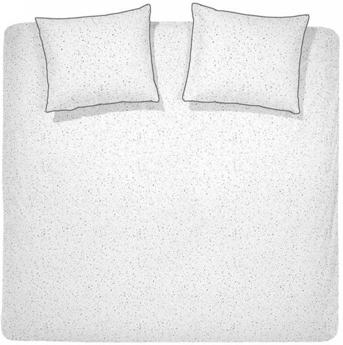 Damai Muna Dekbedovertrek 100% Percaline Katoen 1 persoons(140x200/220 Cm + 1 Sloop) 1 Stuk(60x70 Cm) Grijs