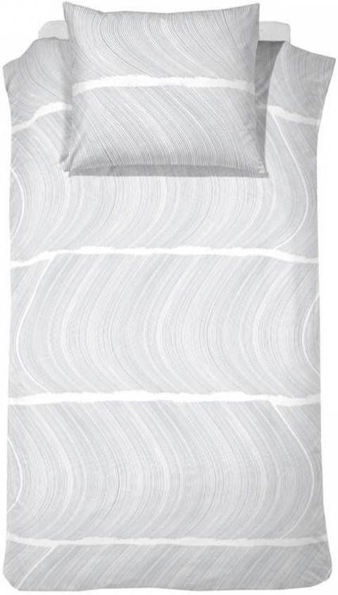Damai Ocean Dekbedovertrek 1 persoons(140x200/220 Cm + 1 Sloop) Katoen Satijn White