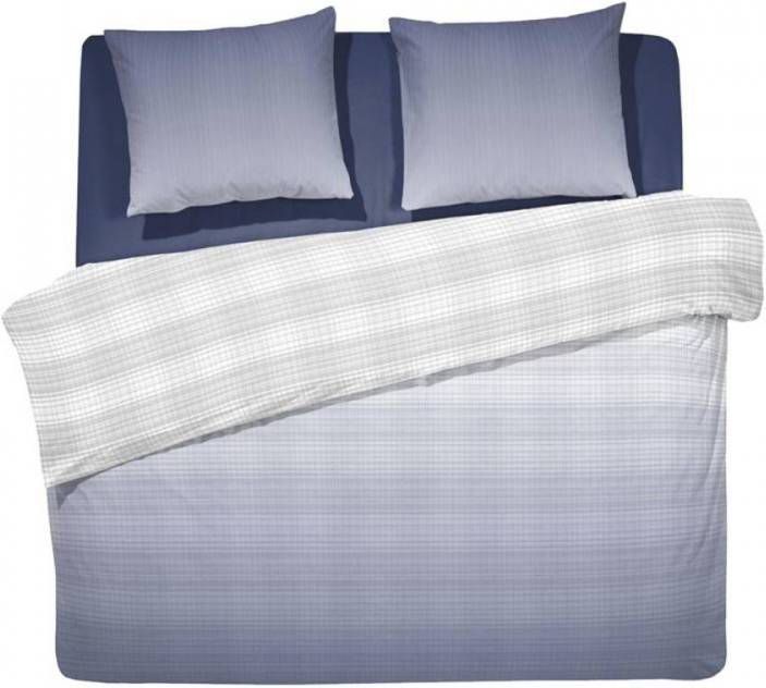 Damai Tack Dekbedovertrek Lits jumeaux(240x200/220 Cm + 2 Slopen) Katoen Indigo Blue