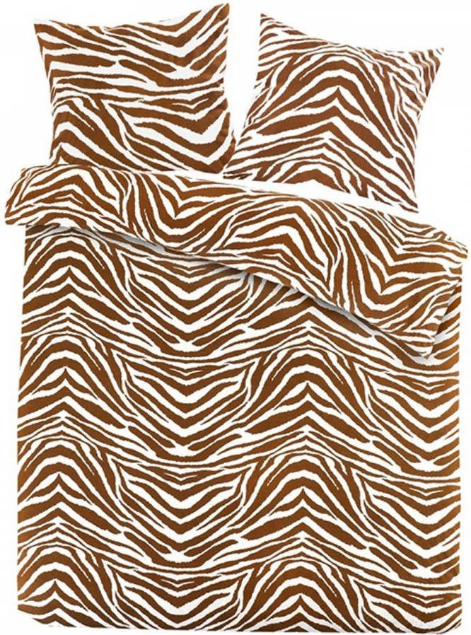 DAY Dream Dekbedovertrek Flanel Zebra Lits jumeaux(240 X 200/220 Cm )