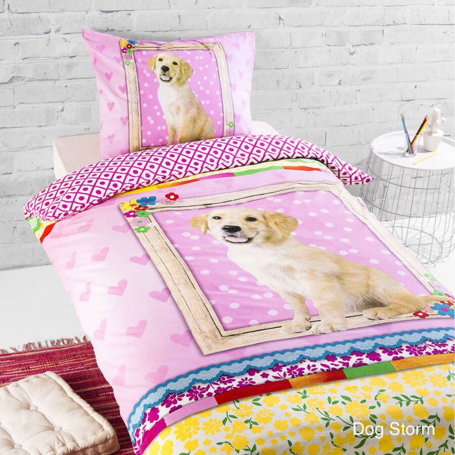 DAY Dream Dekbedset Golden Retriever &apos, Storm&apos