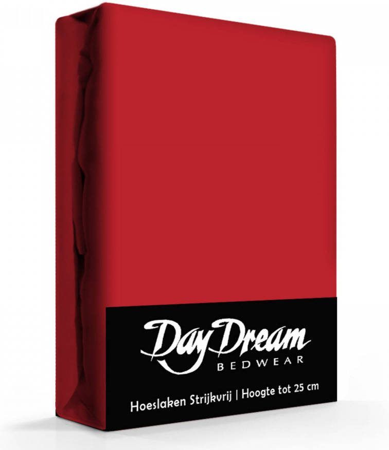 DAY Dream Hoeslaken Katoen Rood 140 X 200 Cm