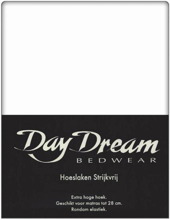DAY Dream Hoeslaken Katoen Wit 180 X 200 Cm