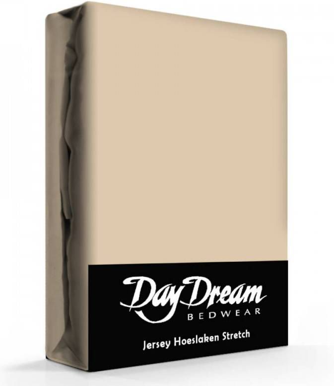 DAY Dream Jersey Hoeslaken Nougat 180 X 200 Cm