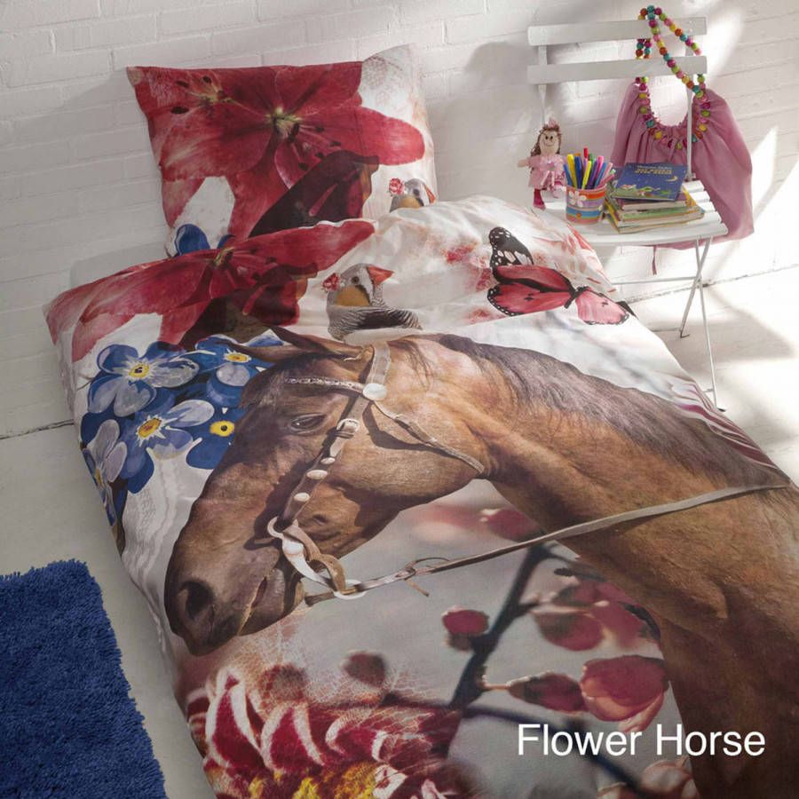 DAY Dream Paarden Dekbedovertrek Flower Horse
