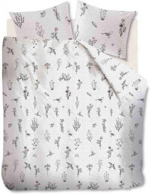 Ambiante dekbedovertrek Camile grijs 240x200/220 cm Leen Bakker