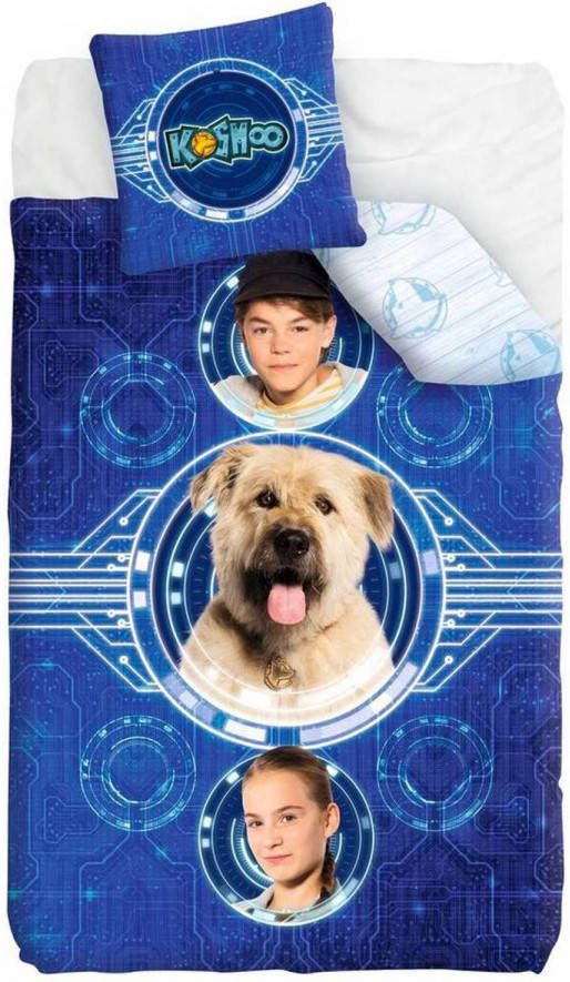 Dekbedovertrek Kosmoo blauw 140x200 cm