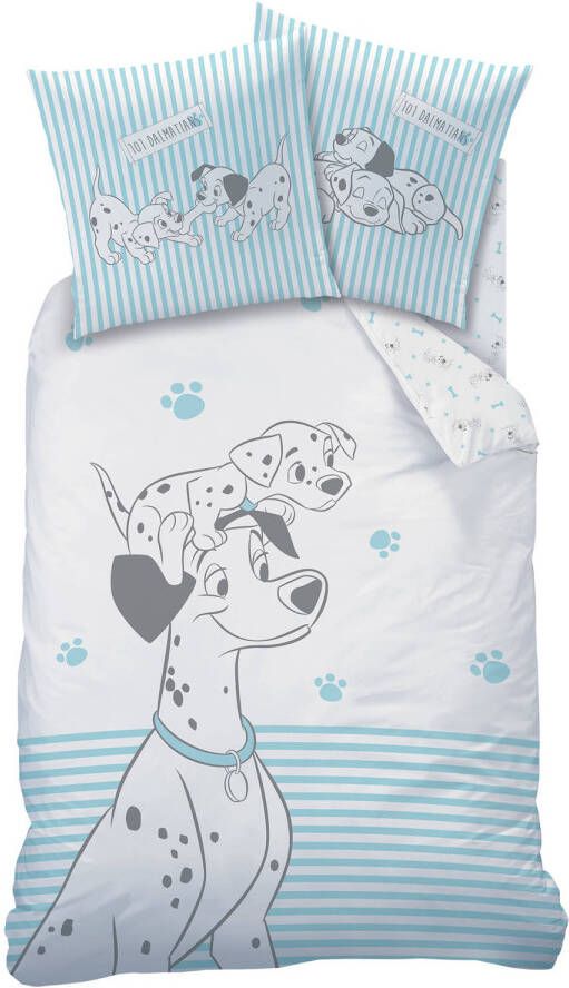 Disney 101 Dalmatiërs Dekbedovertrek Together Eenpersoons 140 X 200 Cm Katoen