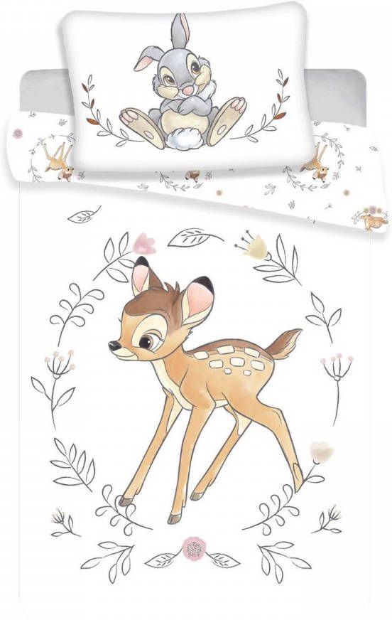 Disney Bambi Dekbedovertrek, Circle Eenpersoons 140 X 200 Cm Katoen