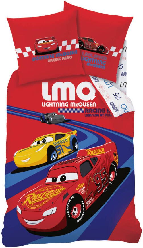 Disney Cars Dekbedovertrek Racing Eenpersoons 140 X 200 Cm Katoen