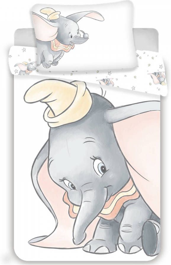 Disney Dumbo Baby Dekbedovertrek 135 X 100 + 40 X 60 Cm Katoen