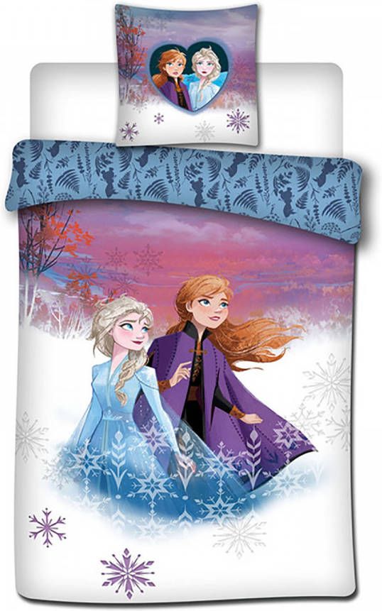Disney Frozen 2 Dekbedovertrek 140 X 200 Cm Wit
