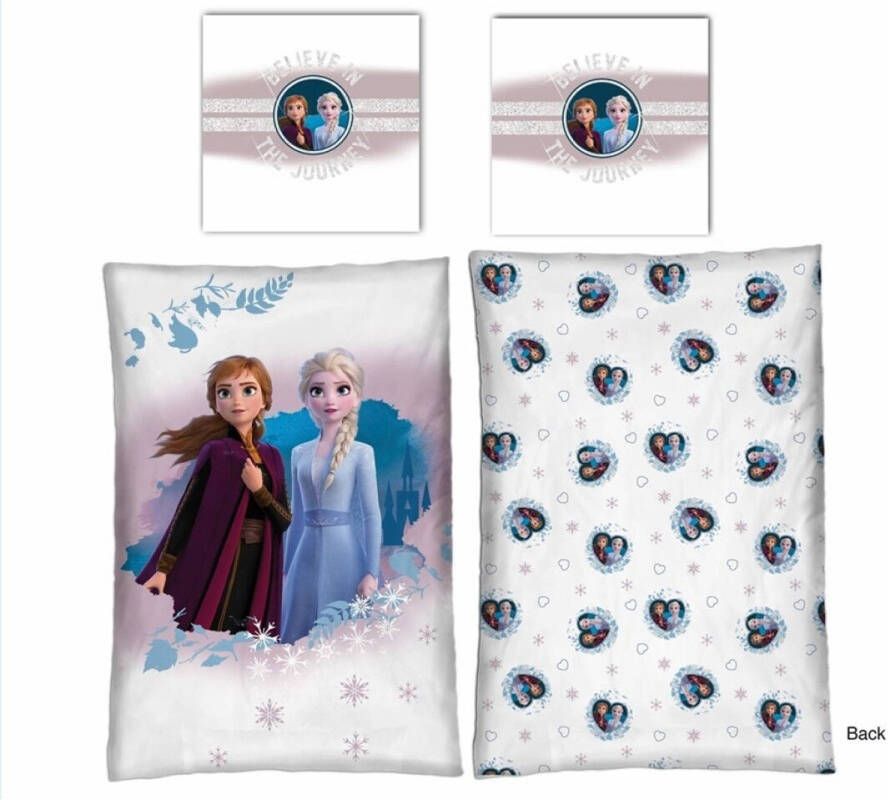 Disney Frozen Dekbedovertrek Forest Eenpersoons 140 X 200 Cm Polyester