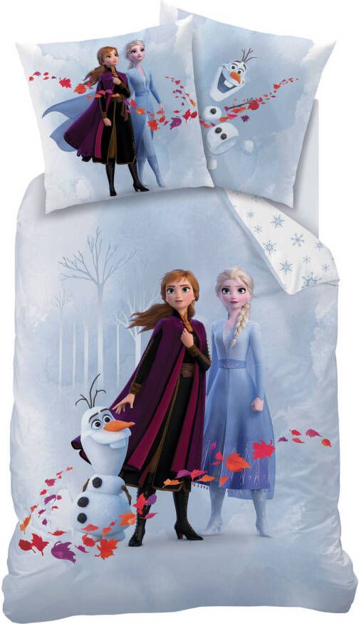 Disney Frozen Dekbedovertrek Trio Eenpersoons 140 X 200 Cm Katoen