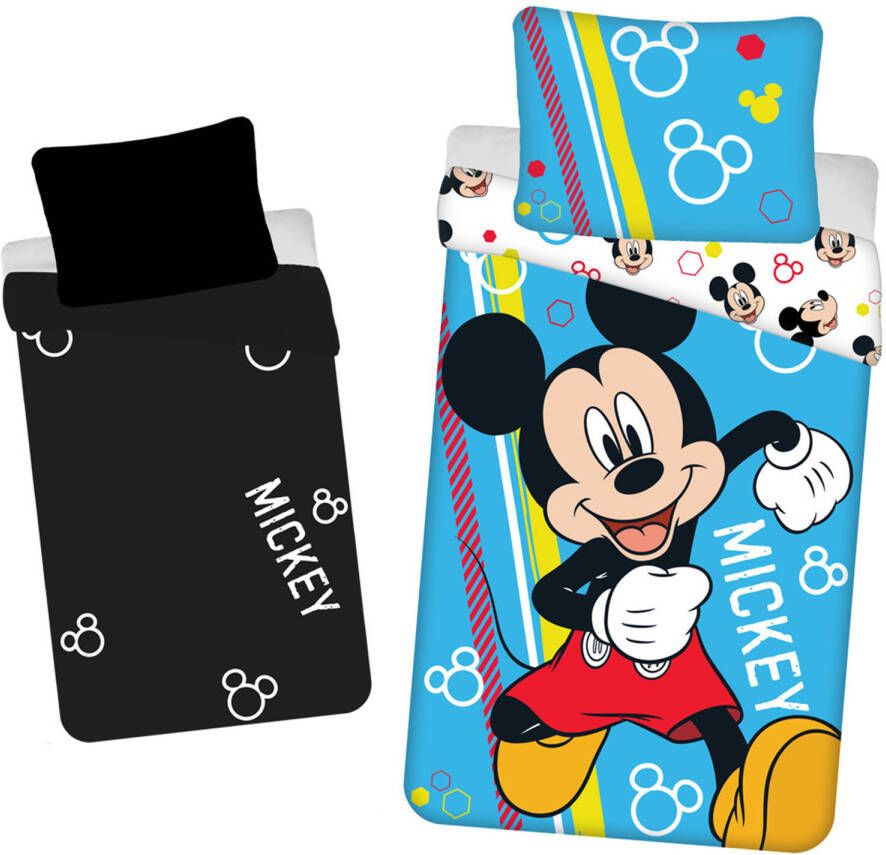 Disney Mickey Mouse Dekbedovertrek Glow In The Dark Eenpersoons 140 X 200 Cm Katoen