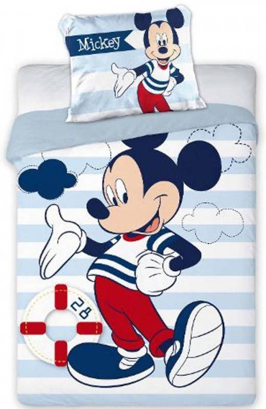 Disney Mickey Mouse Sailor Baby Dekbedovertrek 100 X 135 Cm Multi