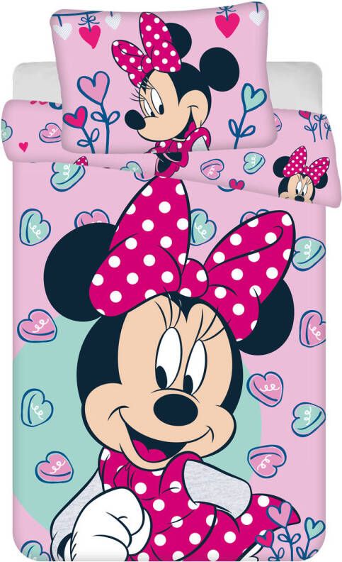 Disney Minnie Mouse Baby Dekbedovertrek Sweet 100 X 135 Cm Katoen