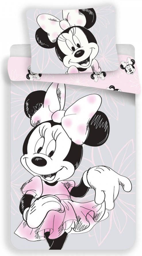 Disney Minnie Mouse Dekbedovertrek, Beautiful Eenpersoons 140 X 200 Cm Katoen