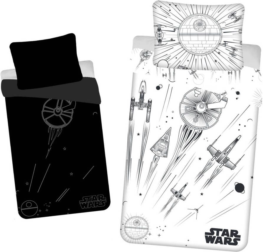 Disney Star Wars Dekbedovertrek Death Star Glow In The Dark Eenpersoons 140 X 200 Cm Katoen
