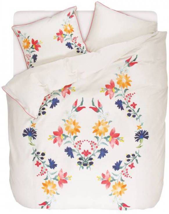 Esprit Cami Dekbedovertrek 100% Katoen satijn 1 persoons(140x200/220 Cm + 1 Sloop) 1 Stuk(60x70 Cm) Multi