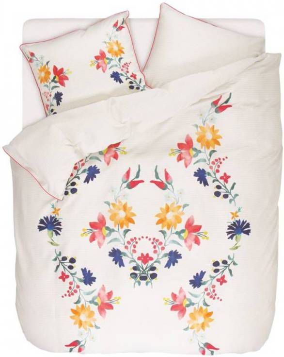 Esprit Cami Dekbedovertrek 100% Katoen satijn Lits jumeaux(240x200/220 Cm + 2 Slopen) 2 Stuks(60x70 Cm) Multi