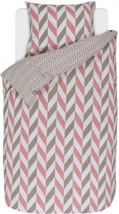 Esprit Criss Cross Flanel Dekbedovertrek 1 persoons(140x200/220 Cm + 1 Sloop )