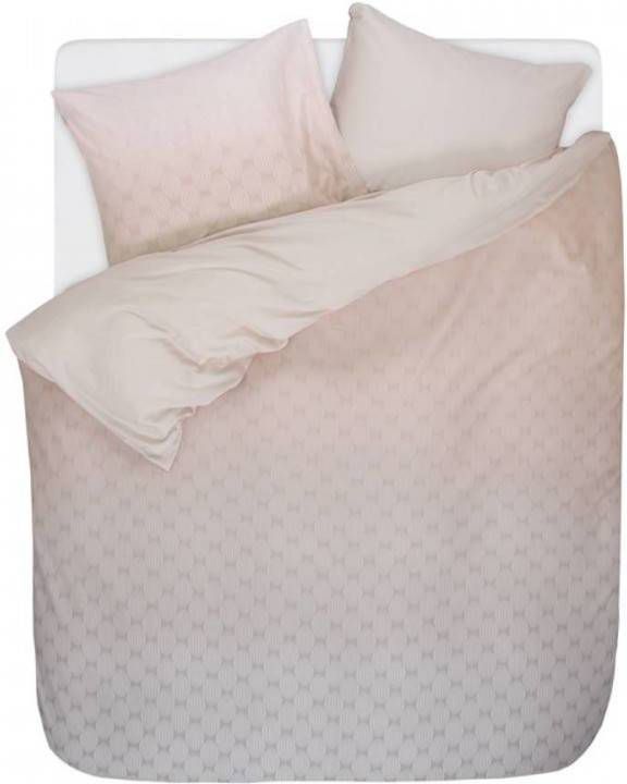 Esprit Nouni Dekbedovertrek 100% Katoen satijn 2 persoons(200x200/220 Cm + 2 Slopen) 2 Stuks(60x70 Cm) Roze