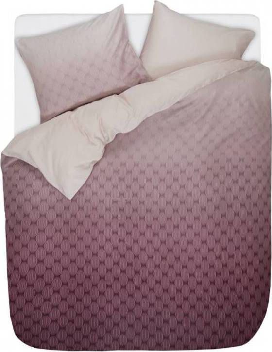 Esprit Nouni Dekbedovertrek 100% Katoen satijn 2 persoons(200x200/220 Cm + 2 Slopen) 2 Stuks(60x70 Cm) Rood