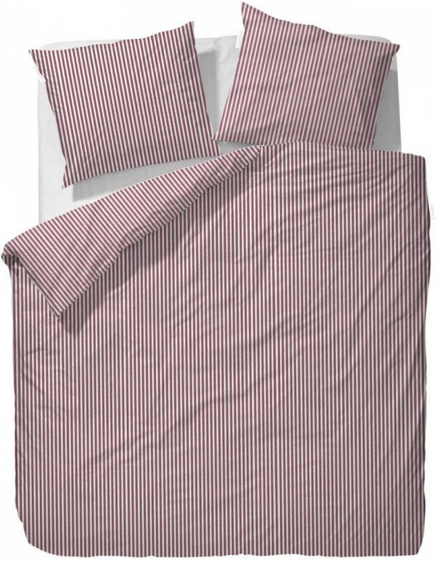 Essenza Dekbedovertrek Katoen Pim Rood 240x200/220cm