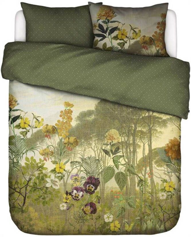 Essenza Premium Collection Felicia dekbedovertrekset van biologisch katoensatijn 300TC inclusief kussenslopen