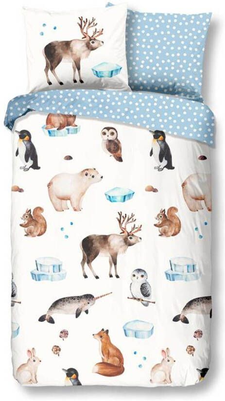 Good Morning Cold Flanel Dekbedovertrek Flanel/Katoen 1 persoons(140x200/220 Cm + 1 Sloop) Multi