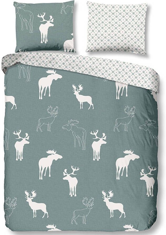 Good Morning katoenen dekbedovertrek lits jumeaux(dekbedovertrek 240x220 cm )