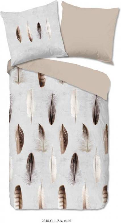 good morning Tweezijdig te gebruiken overtrekset Lisa met veren