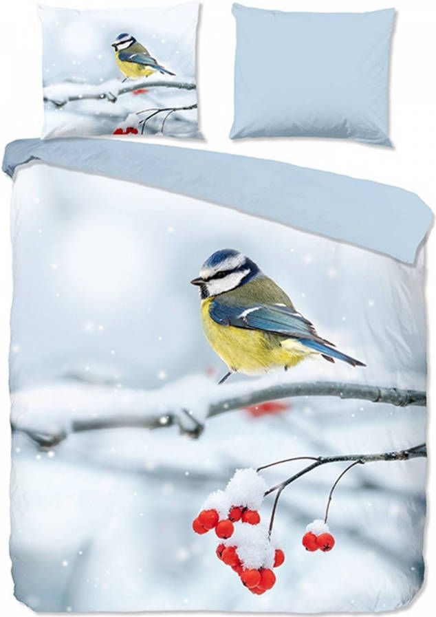 Good Morning Goodmorning Dekbedovertrek Pimpelmees lits jumeaux(240 X 200/220 Cm )