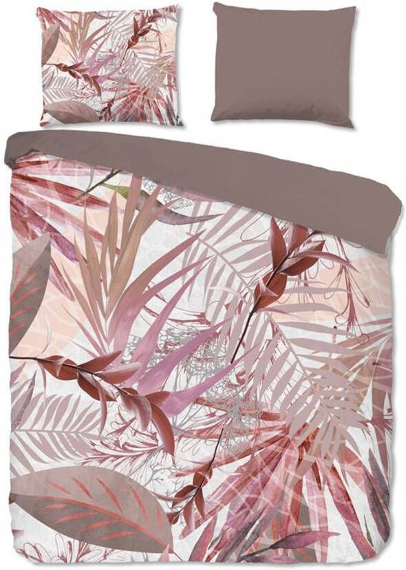 Good Morning Raymond Dekbedovertrek 2 persoons(200x200/220 Cm + 2 Slopen) Katoen Roze
