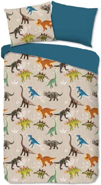 Good Morning Ross Dekbedovertrek Katoen 1 persoons(140x200/220 Cm + 1 Sloop) Zand