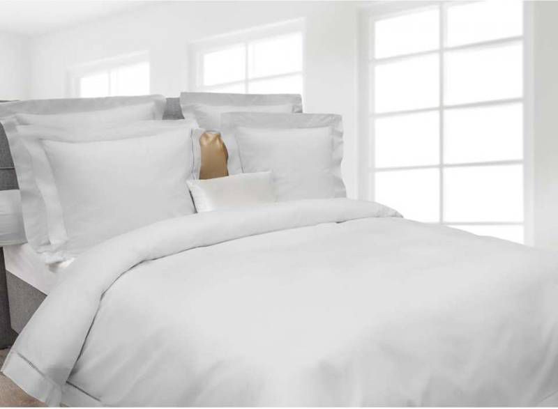 Heckett & Lane dekbedovertrek Feline zilvergrijs 140x220 cm Leen Bakker