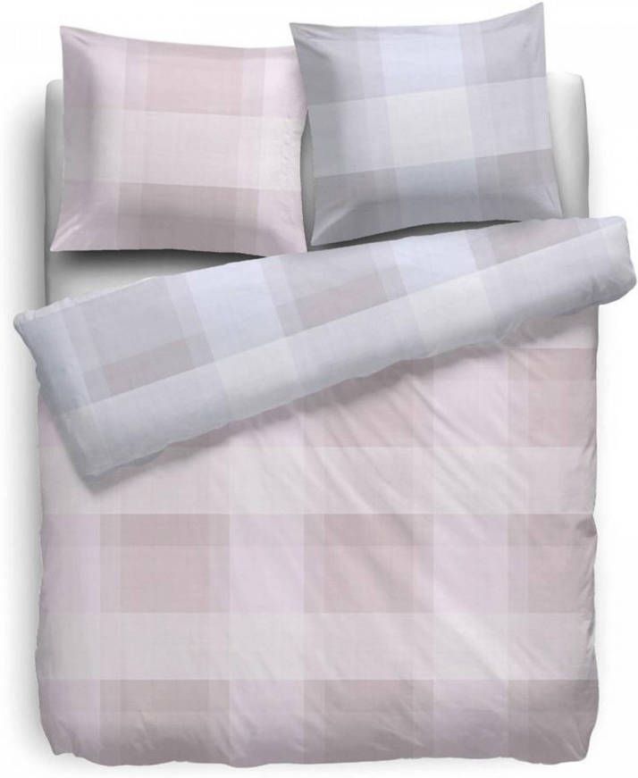 Heckett & Lane Dekbedovertrek Velvet Touch Refined Marin Roze 260x200/220cm
