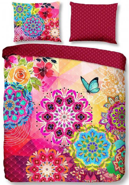 Hip dekbedovertrek Ernesta multikleur 140x200/220 cm Leen Bakker