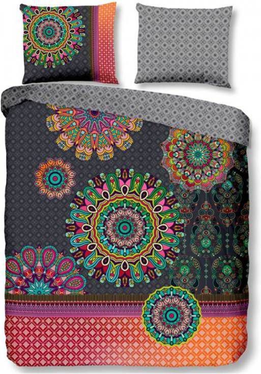 HIP Izefia Flanel Dekbedovertrek 2 persoons(200x200/220 Cm + 2 Slopen) Flanel Multi