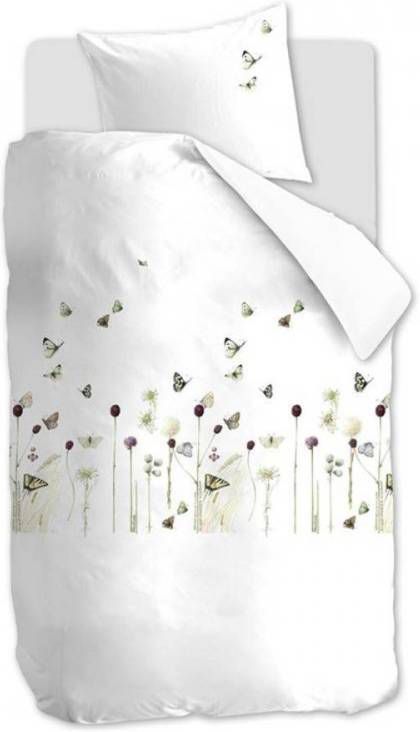 Marjolein Bastin Papilio Dekbedovertrek 1 persoons(140x200/220 Cm + 1 Sloop) Katoen Natural