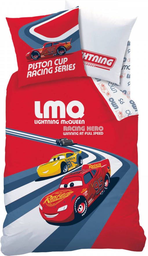 Disney Cars Dekbedovertrek Racing Hero Eenpersoons 140 X 200 Cm Katoen