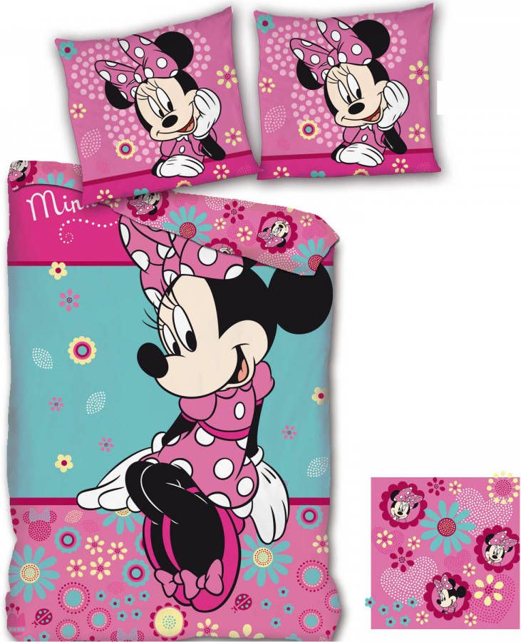Disney Minnie Mouse Flowers Dekbedovertrek 140 X 200 Cm Multi