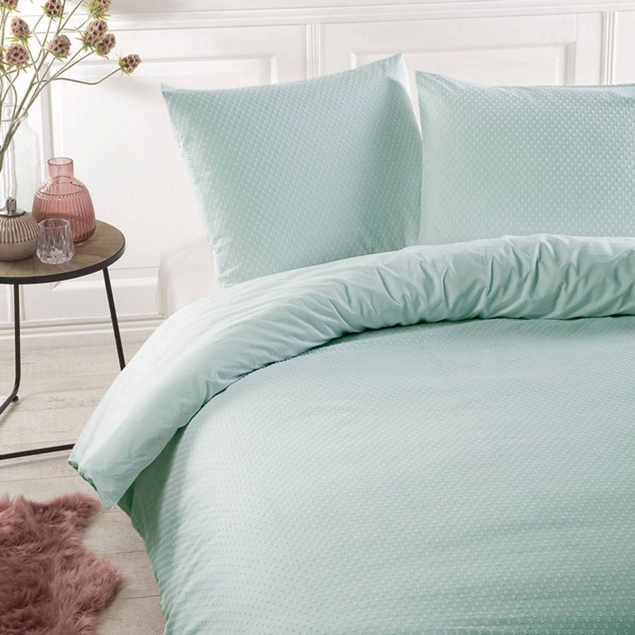 Papillon Dekbedovertrek Adelaide Groen 200x200/220