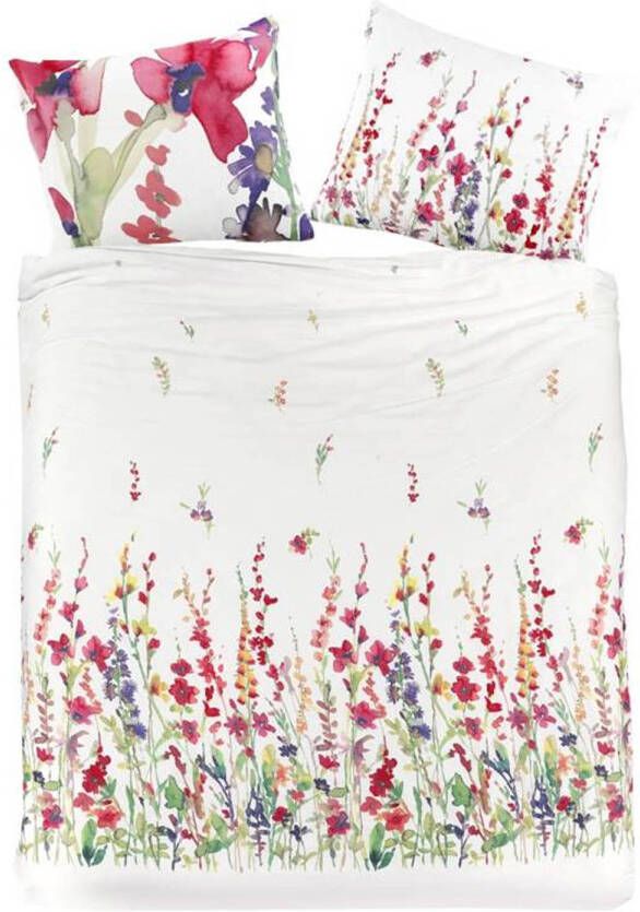 Papillon Flowerfield Dekbedovertrek Lits jumeaux(240x200/220 Cm + 2 Slopen) Katoen Satijn Multi