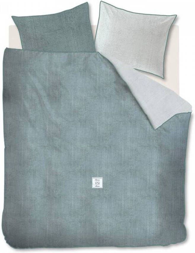 Rivièra Maison Dekbedovertrek Coughton Court Mint 2 persoons 200x200/220 Cm