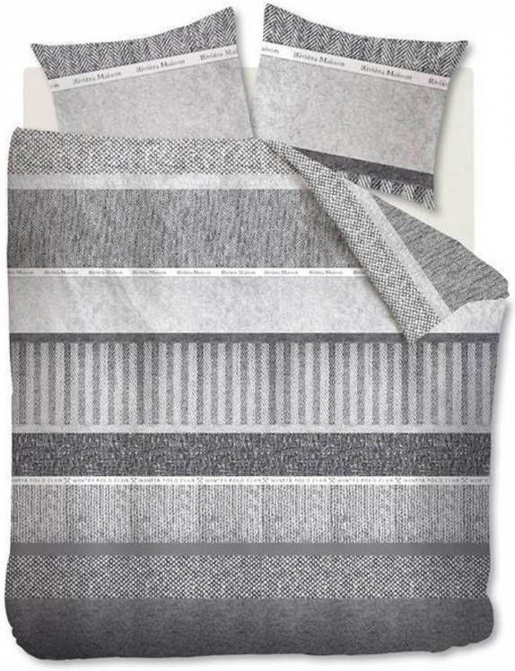 Rivièra Maison Winterclub Dekbedovertrek Lits jumeaux(240x200/220 Cm + 2 Slopen )